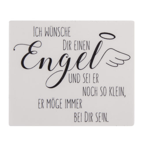 Rayher Wachsdekor Schriftzug Engel, zum Dekorieren