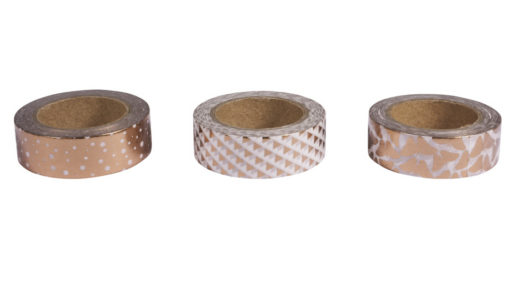 Rayher Washi Tape 3er Set in Goldtönen