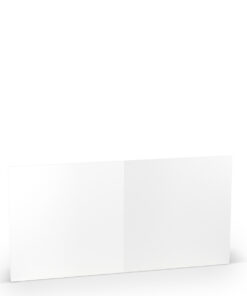 Rössler quadratische Doppelkarte in Weiß