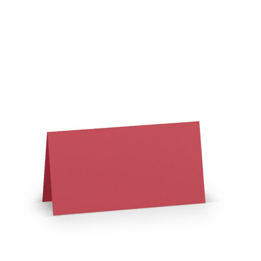 Tischkarte 100x100 mm in Rot zum Gestalten