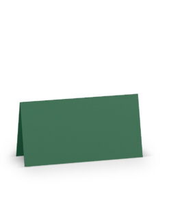 Tischkarte 100x100 mm in Tannengrün zum Gestalten
