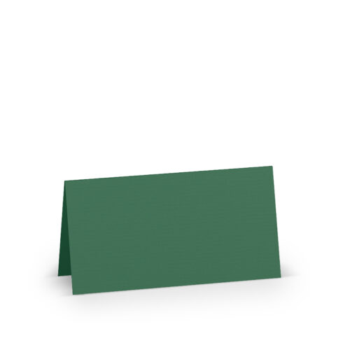 Tischkarte 100x100 mm in Tannengrün zum Gestalten