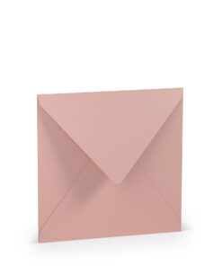 Quadratischer Umschlag in Rosé
