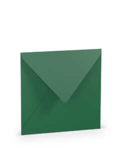 Quadratischer Umschlag in Tannengrün