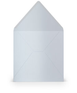 Umschlag in Marble White, quadratisch, mit Seidenfutter