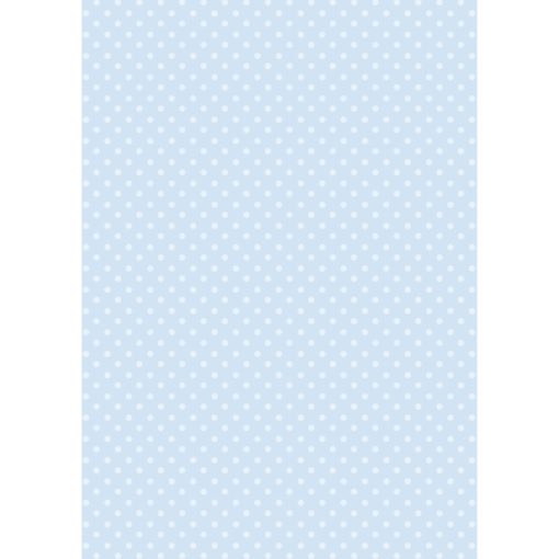 Ursus Transparentpapier mit Punkte in hellblau