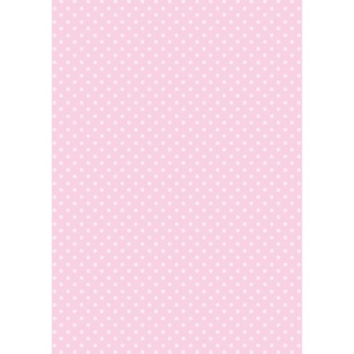 Ursus Transparentpapier mit Punkten in rosa