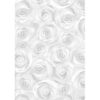 Ursus Transparentpapier Soft Roses, Weiß