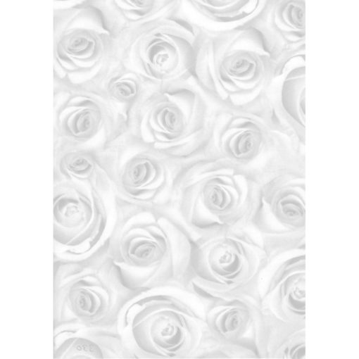 Ursus Transparentpapier Soft Roses, Weiß