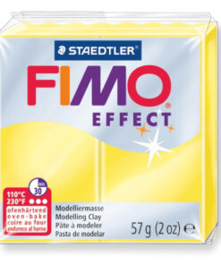 Ofenhärtende Modelliermasse Fimo, transluzent-gelb