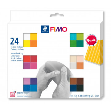 Staedtler Fimo Soft Materialpackung Basic Colours