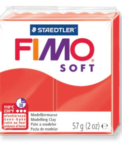 Ofenhärtende Modelliermasse Fimo, indischrot