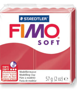 Ofenhärtende Modelliermasse Fimo, kirschrot