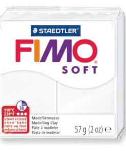 Ofenhärtende Modelliermasse Fimo, weiß