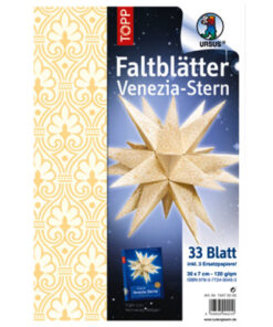 Ursus Faltblätter Venezia-Stern, Indian Style, 33 Blatt