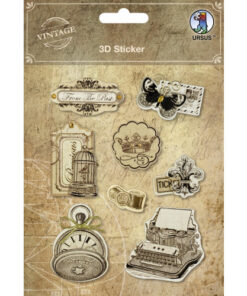 3D-Sticker "Vintage" Motiv 4