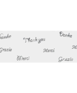 Transparentpapier "Danke", zum Basteln