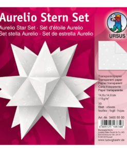 Ursus Aurelio-Stern Transparentpapier White-Line, Sterne