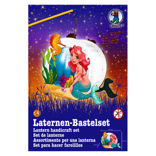 Ursus Laternen-Bastelset, Easy Line, Meerjungfrau