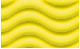 Ursus 3D Color Wellpappe citronengelb, zum Basteln