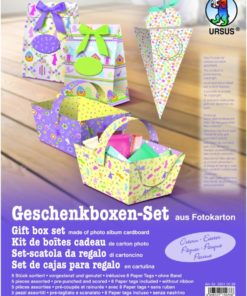 Ursus Geschenkboxen-Set aus Fotokarton