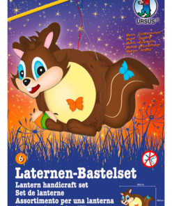 Ursus Laternen-Bastelset, Easy Line, Eichhörnchen