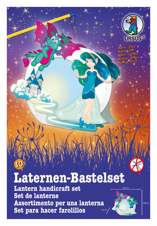 Ursus Laternen-Bastelset, Easy Line, Elfe
