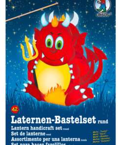 Ursus Laternen-Bastelset, rund, Teufel