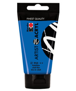 marabu artist acryl malfarbe kobaltblau 75ml