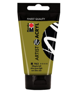 marabu artist acryl olivgrün hell 75ml