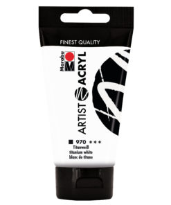 marabu artist acryl malfarbe titanweiß 75ml