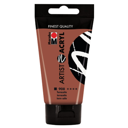 marabu artist acryl terracotta 75ml