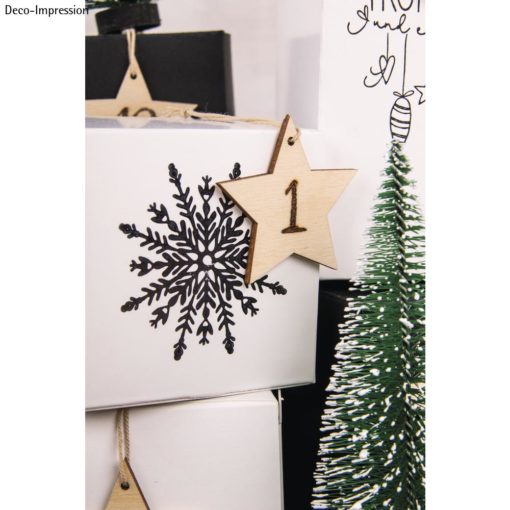 Stempel Schneeflocke