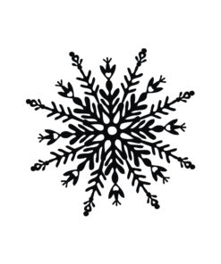 Stempel Schneeflocke