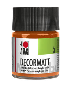 samtmatte Acrylfarbe, 50ml, orange, zum Malen