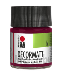 samtmatte Acrylfarbe, 50ml, bordeaux, zum Malen