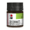 samtmatte Acrylfarbe, 50ml in dunkelbraun, zum Malen