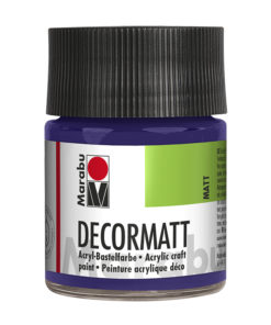 samtmatte Acrylfarbe, 50ml in violett dunkel, zum Malen