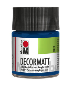 samtmatte Acrylfarbe, 50ml in dunkelblau, zum Malen