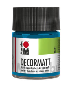 samtmatte Acrylfarbe, 50ml in cyan, zum Malen