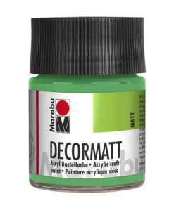 samtmatte Acrylfarbe, 50ml in hellgrün, zum Malen