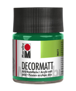 samtmatte Acrylfarbe, 50ml in saftgrün, zum Malen