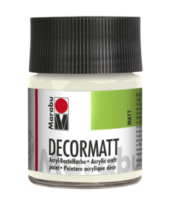 samtmatte Acrylfarbe, 50ml in weiß, zum Malen