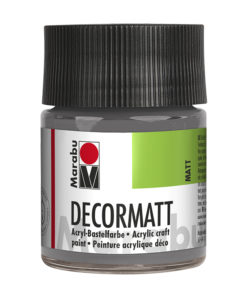samtmatte Acrylfarbe, 50ml in hellgrau, zum Malen