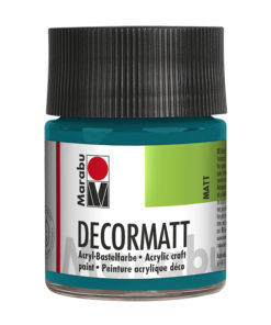 samtmatte Acrylfarbe, 50ml in türkis, zum Malen