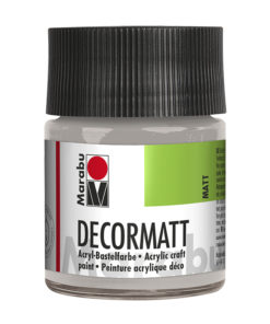 samtmatte Acrylfarbe, 50ml in metallic-silber, zum Malen