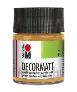 samtmatte Acrylfarbe, 50ml in metallic-gold, zum Malen