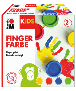 Marabu KIDS Fingerfarben SET 4-Becher