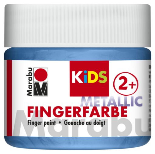 Marabu Fingerfarbe KIDS 752 Metallic-Blau