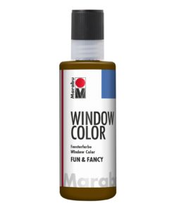 Marabu Window Color fun & fancy 045 dunkelbraun 80 ml